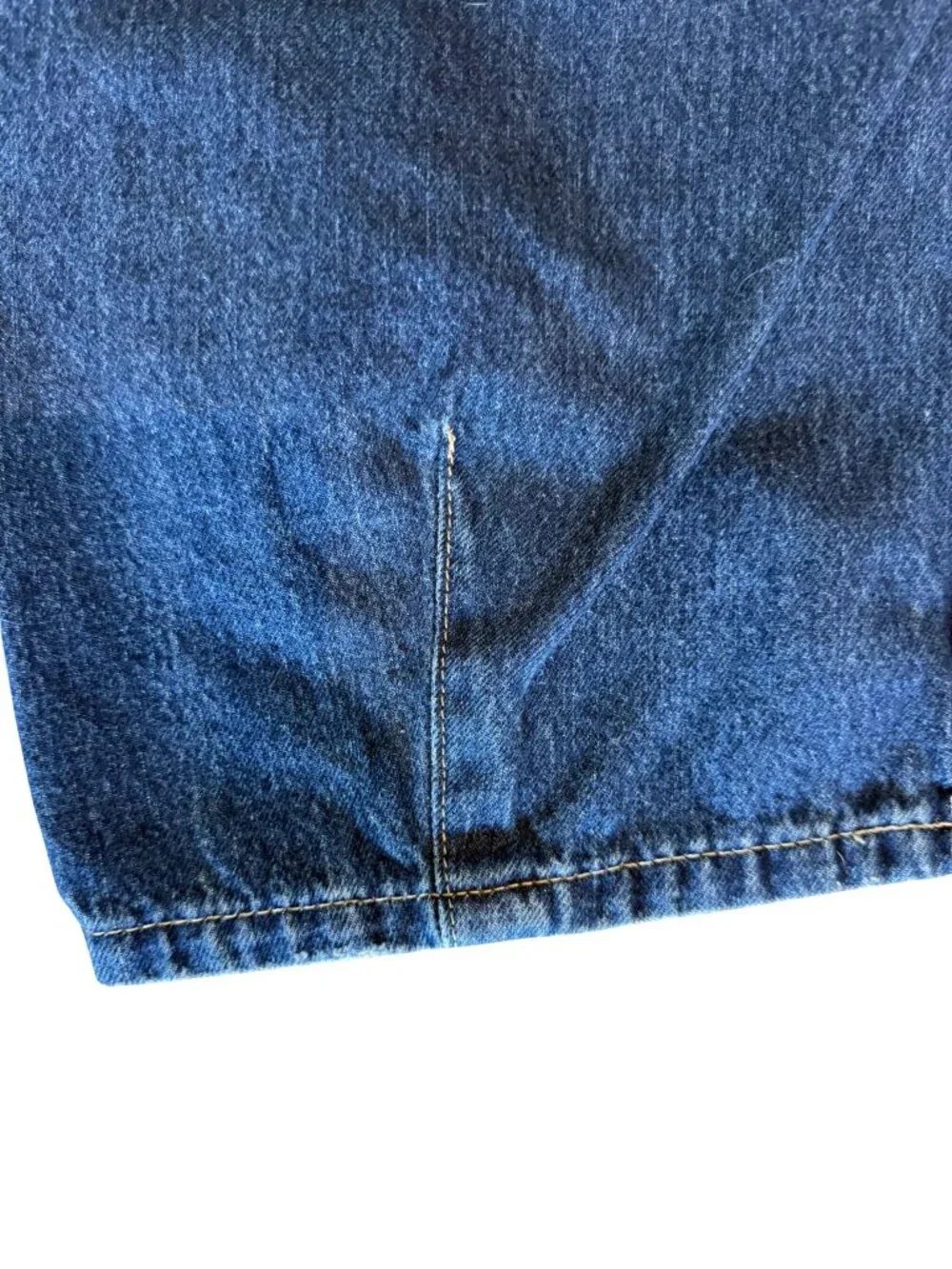 Everlane 27 Regular Organic Cotton Barrel Leg Jeans Dark Wash High Rise Wide Leg - Picture 8 of 10